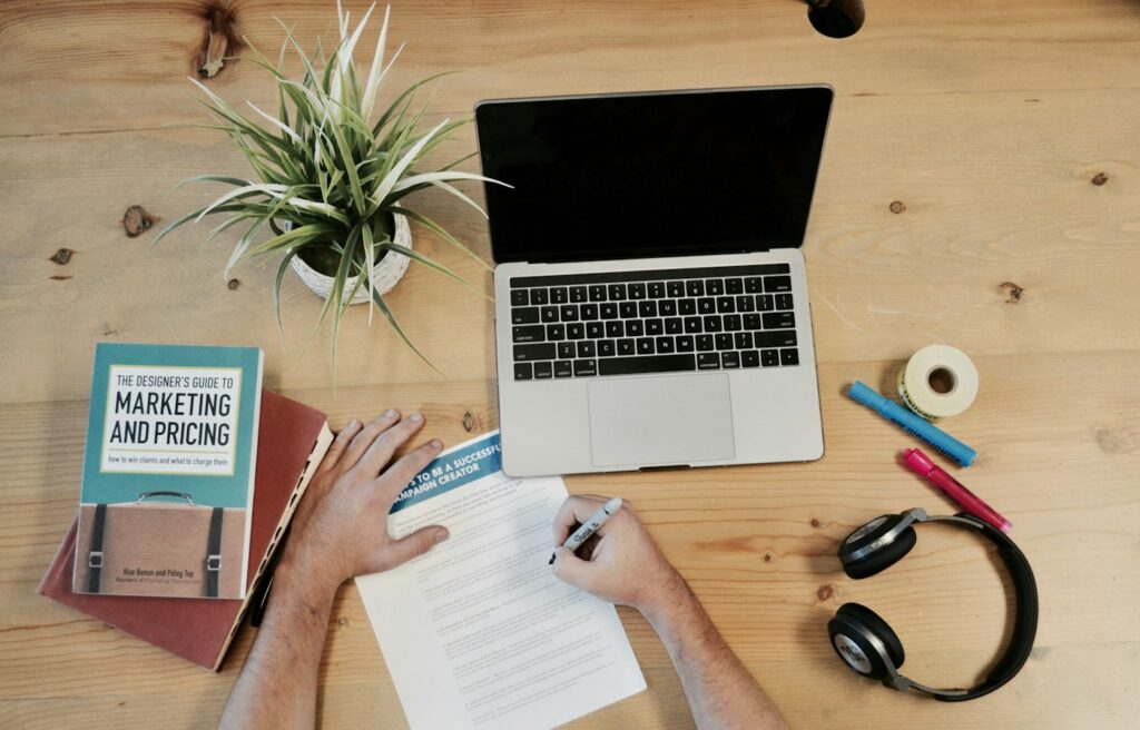 Digital marketing strategy planning session